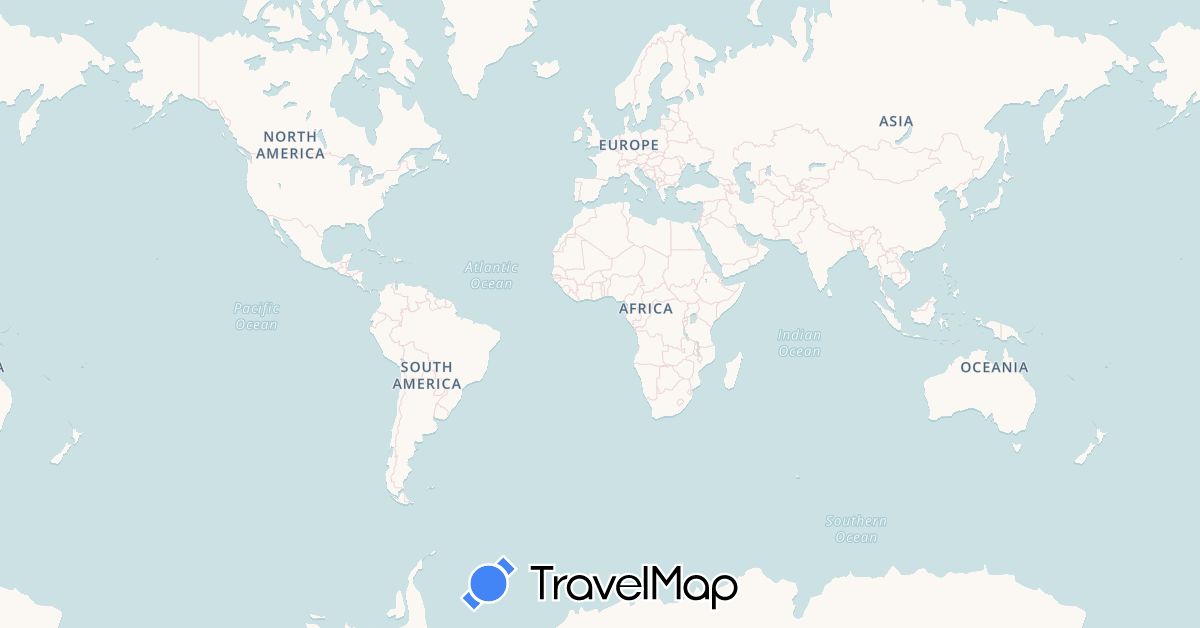 TravelMap itinerary: driving, cycling, boat, hitchhiking, voilier, transport en commun in Anguilla, Argentina, Bolivia, Belize, Chile, Colombia, Costa Rica, Cuba, Cape Verde, Dominican Republic, Ecuador, Spain, France, Guatemala, Honduras, Haiti, Jamaica, Saint Martin, Martinique, Mexico, Nicaragua, Panama, Peru, Puerto Rico, El Salvador, British Virgin Islands, U.S. Virgin Islands (Africa, Europe, North America, South America)
